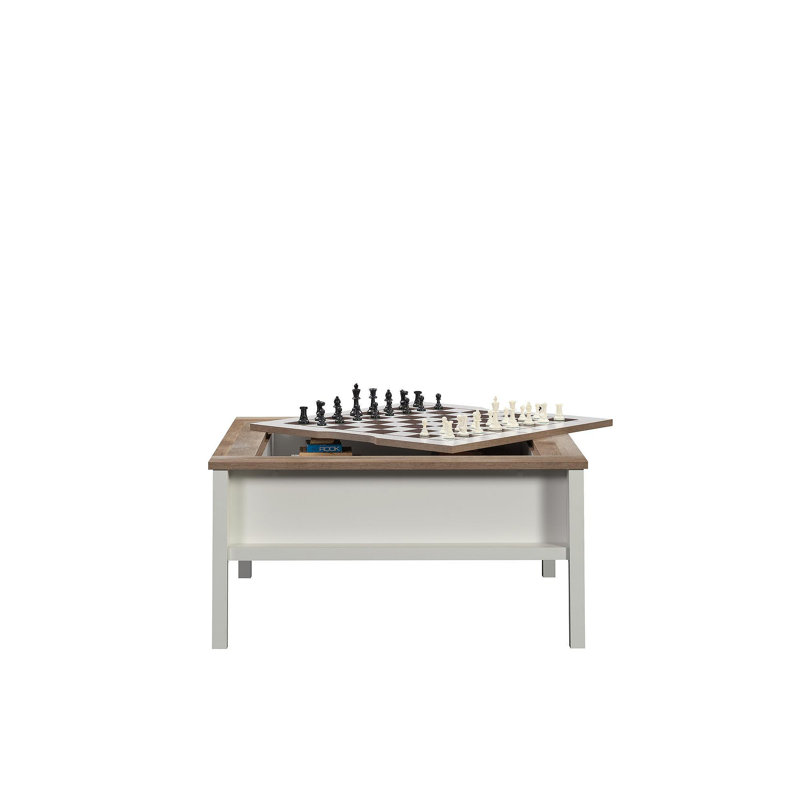 Table de jeu / jeu, finition blanche