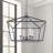 Sedley 28 -Inch Wide 4 - Light Dimmable Lantern Geometric Open Frame Chandelier Aged Iron-1001123330