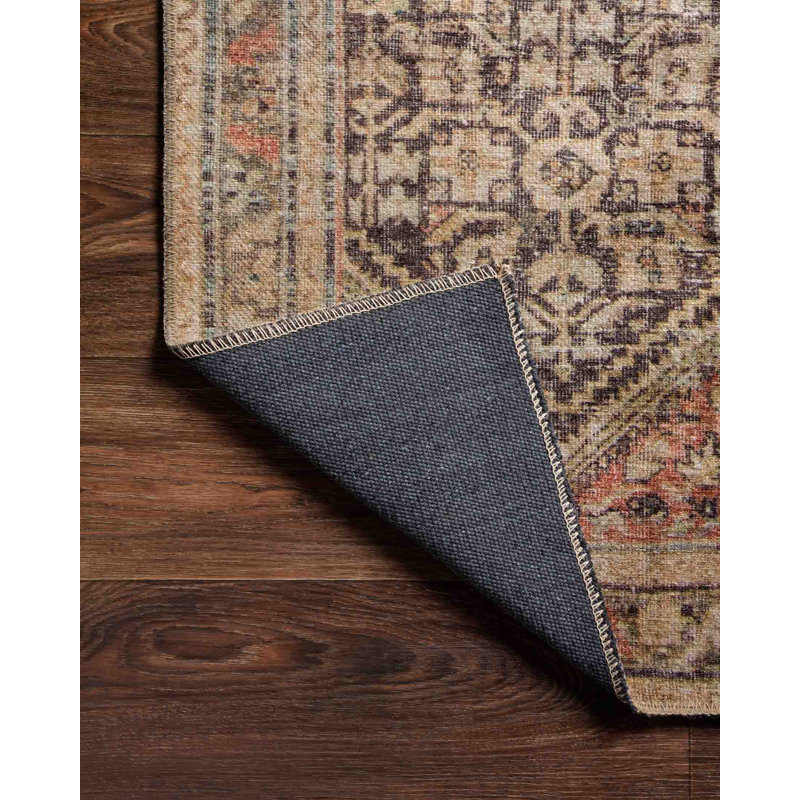Tapis gris anthracite / multicolore Rayburn, Rectangle 2 pi 3 po x 3 pi 9 po