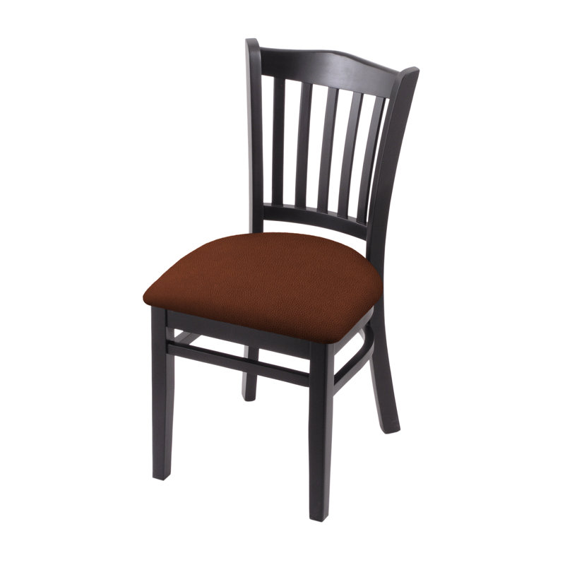 Hampton 18'' H Upholstered Beech Side Chair, Black, Rein Adobe