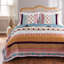 Ensemble de courtepointe très grand 3 pièces Greenland Home Fashions Thalia 105 x 95 + 20 x 36 (2)-762922077-700152624
