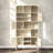 A multi-layered bookcase with a simple design