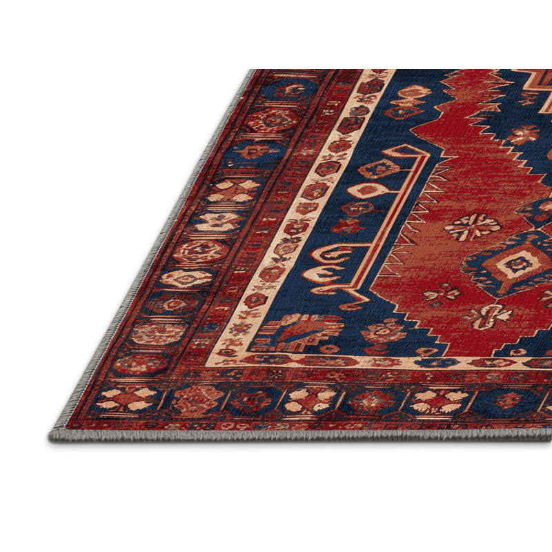 Tapis brun turc lavable à la machine, Tapis de couloir 2 pi x 5 pi