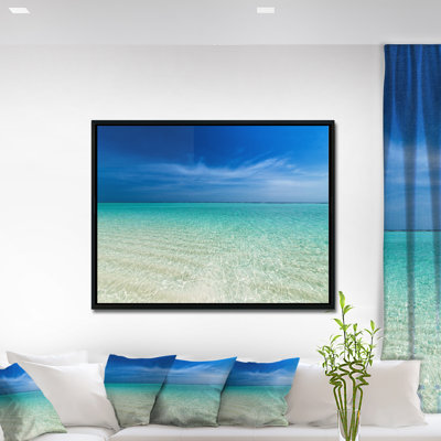 Photographie « turquoise océan under blue sky »