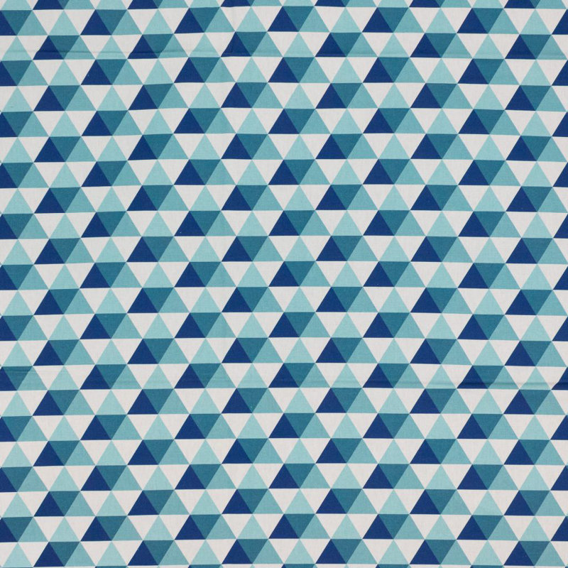 Tissu 100% coton Giza, Geai bleu