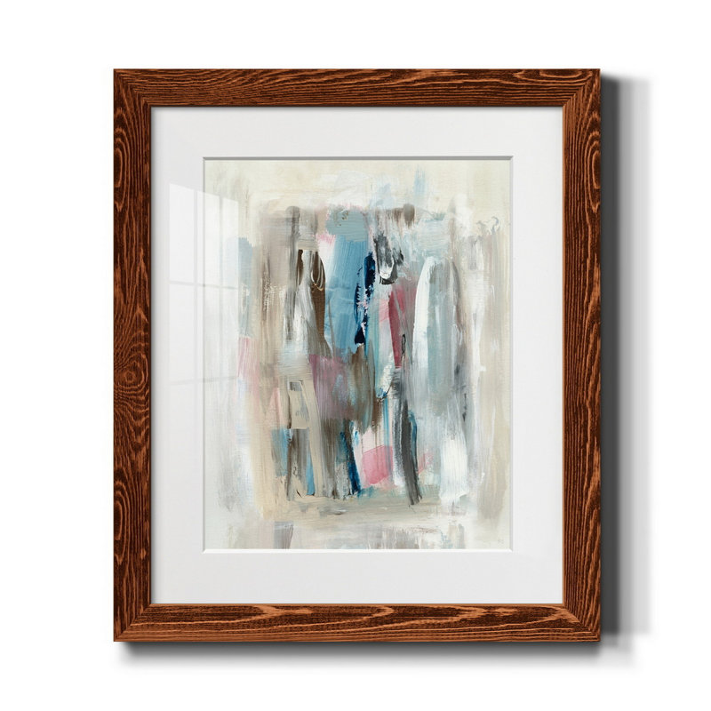 Été délavé - reproduction d'art, H 24 po x l 18 po x P 1,5 po, Papier avec cadre érable, Blanc