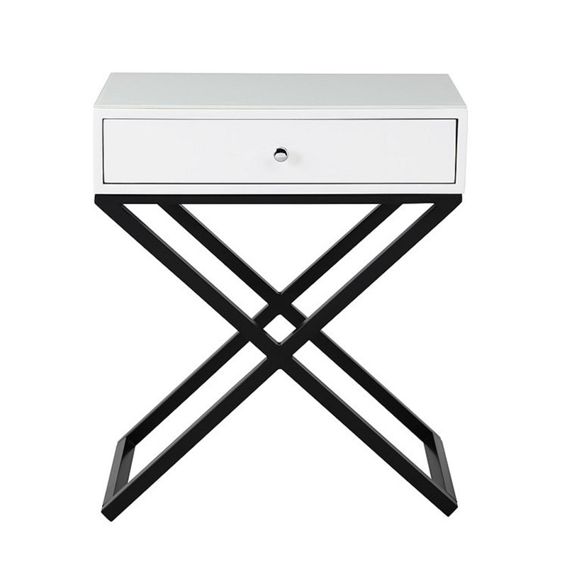 Amonette Rozelle 1 - Drawer Nightstand, White