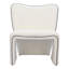 29" Ivory And Upholstered Side Chair