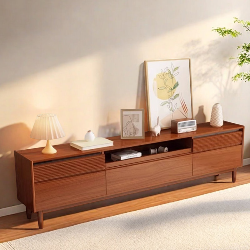 Meuble télé de style rétro et simple, H 22,83 po x L 78,74 po x l 15,74 po