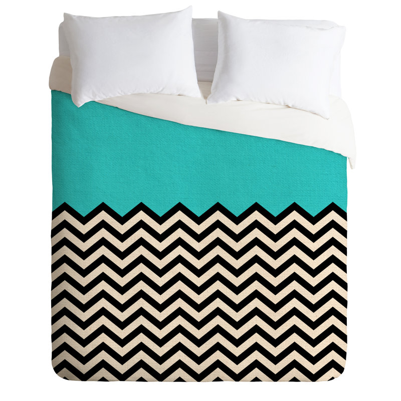 Ensemble de housse de couette Follow the Sky, Housse de couette pour grand lit et 2 taies décor