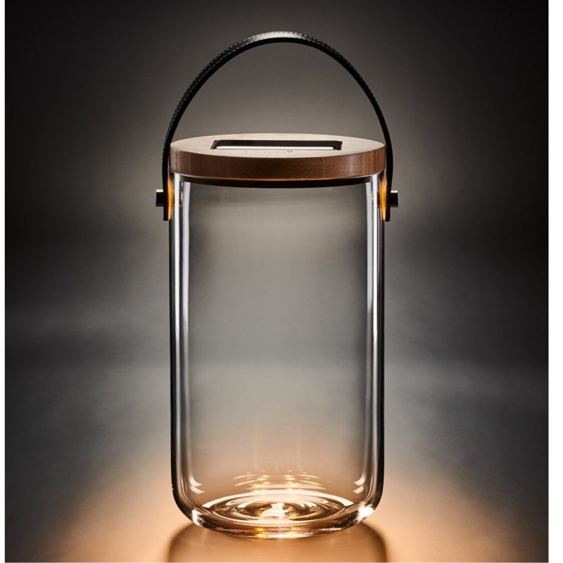 Handmade Glass Decorative Bottle