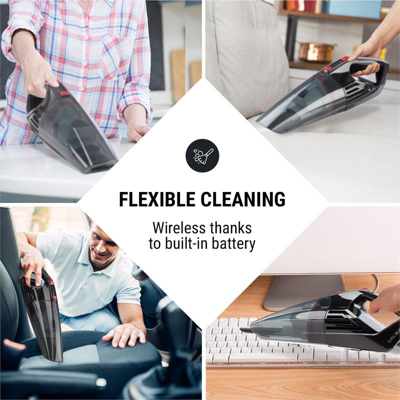 OneConcept Turbo Buddy Cordless Bagless Handheld Vacuum