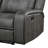2-piece Upholstered Reclining Sofa Set Grey