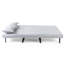 Nari 125.5Cm Linen Armless Sofa Bed-757020074