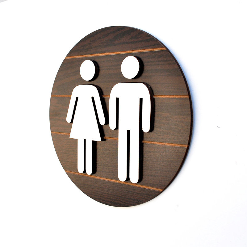 Enseigne de toilettes