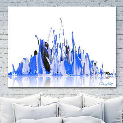 Blue Glacier by Don Farrall - Wrapped Canvas Print