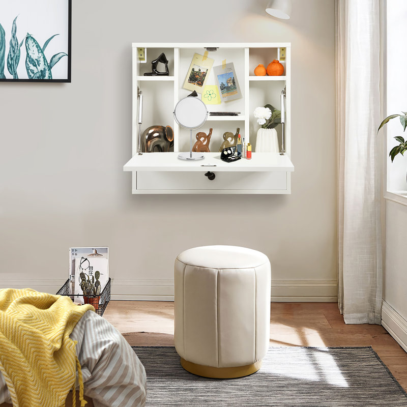 Secretary Desk, White