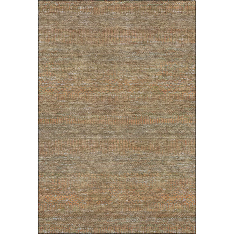 Premium Machine Washable Marasco AMF1633 Stripes Rug, Rectangle 9' x 12'