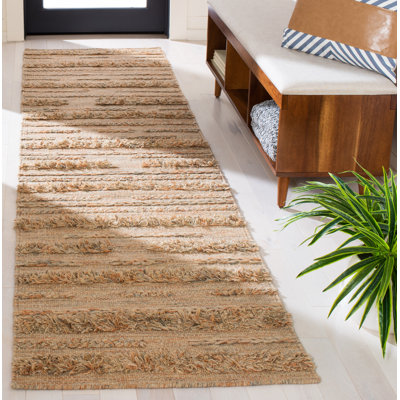 Hartzler Handmade Flatweave Beige/Orange Area Rug