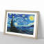 The Starry Night by Vincent Van Gogh - Picture Frame Painting on MDF-62792816-62792819
