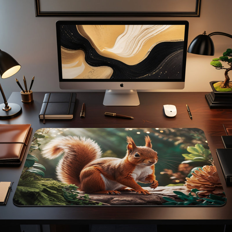 Polyester Desk Pad, 31.5x15.5