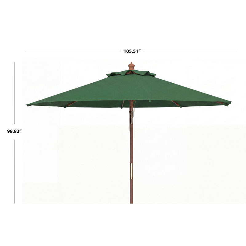 Parasol de marché 9 pi Aldan, Vert forêt