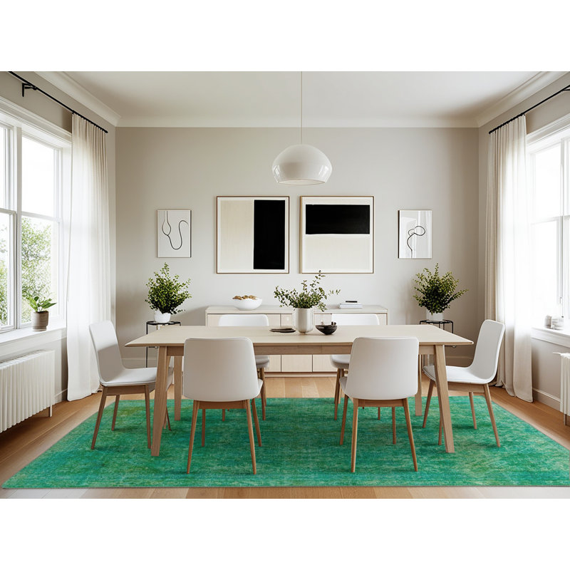 Abstract Indoor Rug, Rectangle 7' x 10'