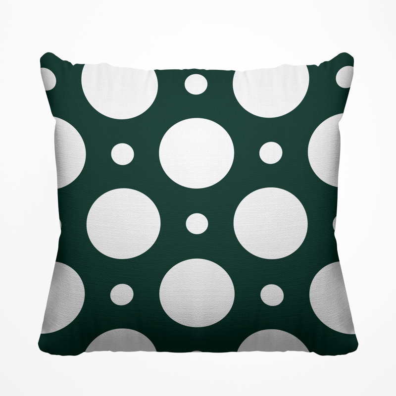 Housse et insert de coussin extérieur carré Fisk, H 15 po x l 15 po, Émeraude