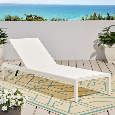 Chaise longue inclinable simple Caggiano