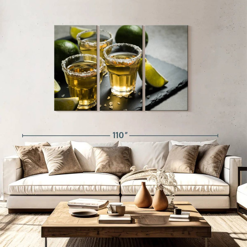 Yarlin Mexican Tequila Drinks, 48" H x 74" W