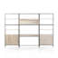 Loki 3 Piece Solid Wood Writing Desk Office Set-88337194