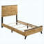 Ensemble de chambre à coucher simple 4 pièces Natural Pine-130205022-130205023