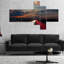 « long exposition traffic », impression à multiples images sur toile