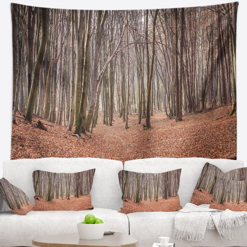Tapisserie «Leaves in the Thick Fall Forest», H 32 po x l 39 po