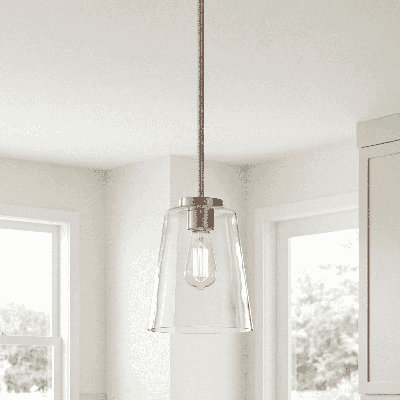Luminaire suspendu conique à 1 lumière Macklin
