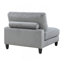 Ensemble modulaire 5 pièces 5 pièces Modulaire Velours côtelé gris 2X Fauteuils 3X Sièges d'angle Coussins doux
