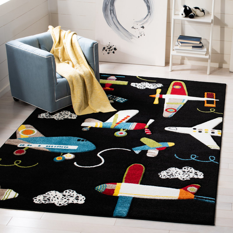 Tapis fantaisie Ryleigh Kids 100 Performance, Rectangle 5 pi 3 po x 7 pi 6 po