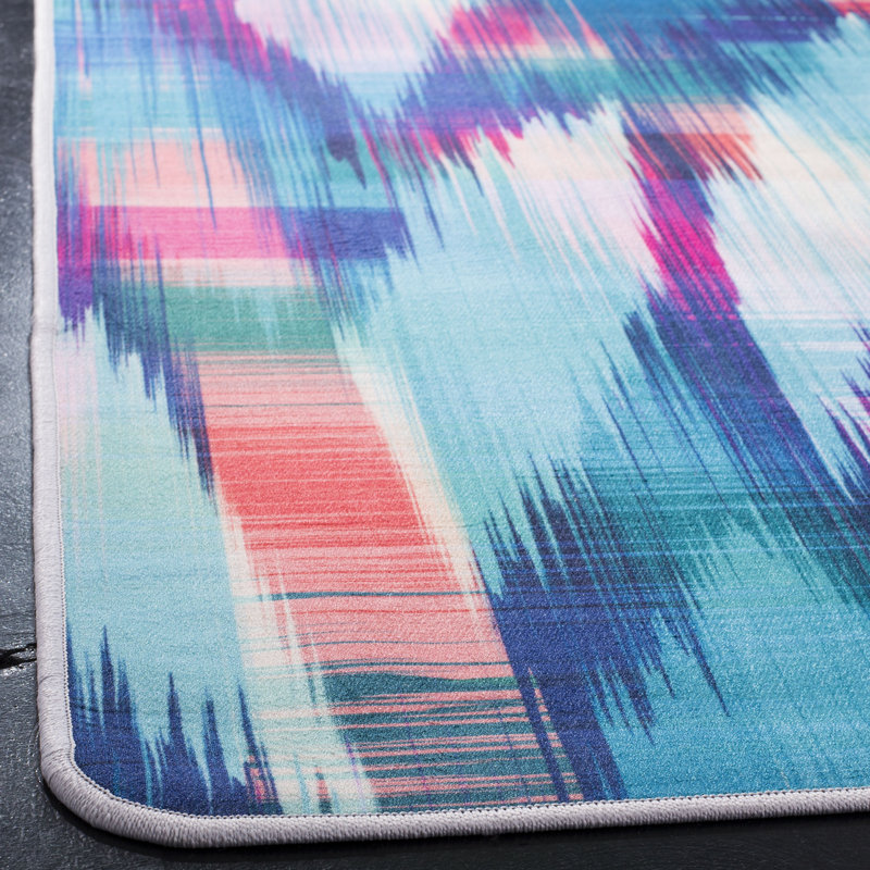 Ellesmere Performance Machine Washable Abstract Rug, Rectangle 3' x 5'