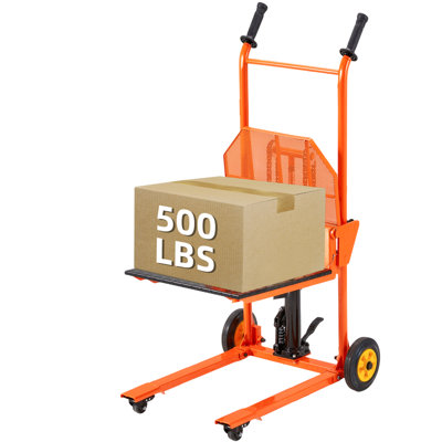 500 Lbs Capacity Material Lift Winch Stacker