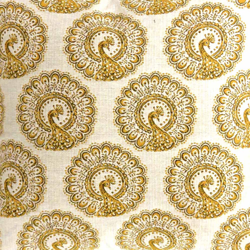 Housse de coussin géométrique carrée/insert Killeen, H 18 po x l 18 po, Jaune