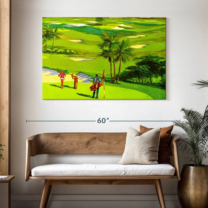 Senne Golf Course, 32" H x 48" W