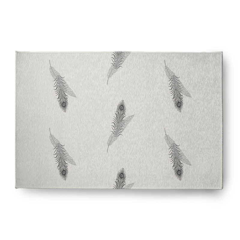 Tapis en chenille Feather, Rectangle 4 pi x 6 pi