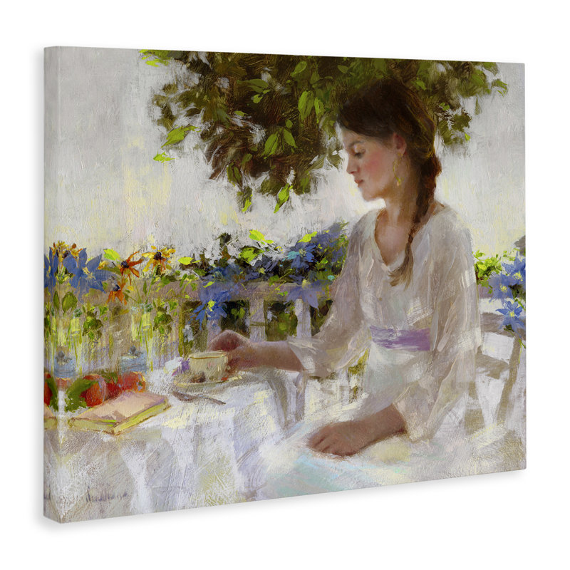«Classic Tea Party Girl» par Katie Swatland, H 16 po x l 20 po
