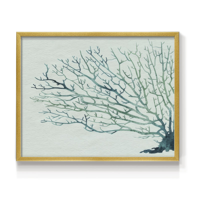 Seaglass Shadow II -Framed Print - Restickable