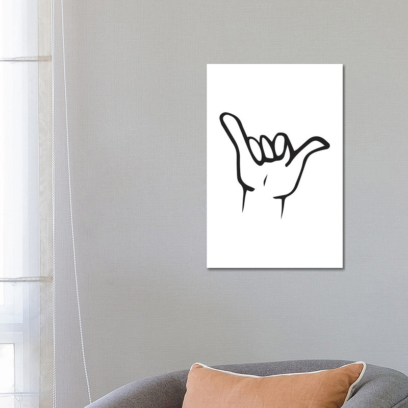 Shaka - Wrapped Canvas Painting, 66.04 cm H x 45.72 cm W