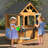 Antigone Cedar Backyard Playhouse With Toy Kitchen-115459783