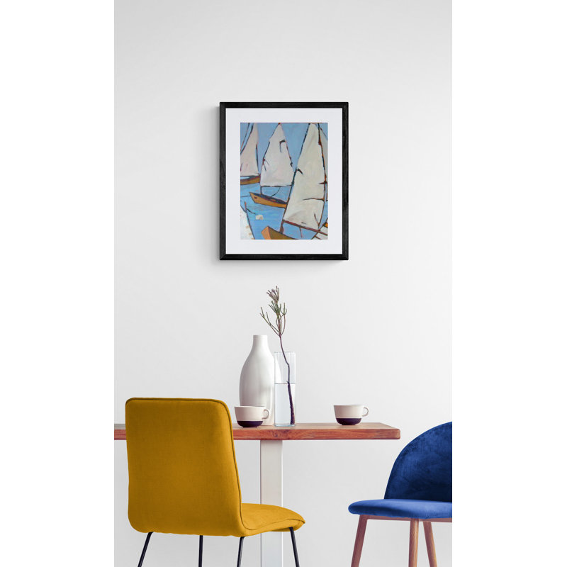 And They Are Off Print by Phyllis Adams, 21.25" H x 17.25" W