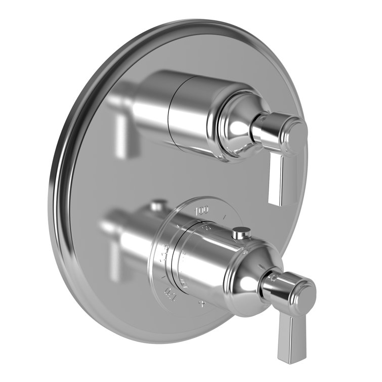 Astor 1/2" Round Thermostatic Trim Plate With Handle