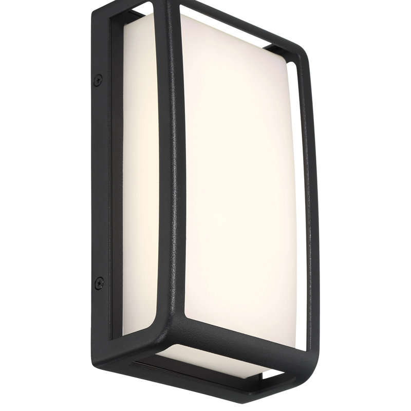 Kordian Outdoor LED Wall Mount, Black