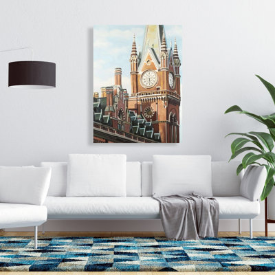 St Pancras Station Canvas | Hyperrealist Bedroom Decor